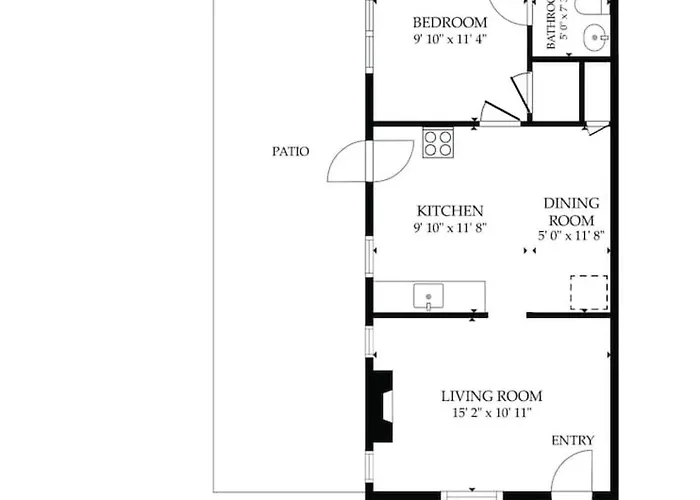 Holiday home Close To U Of A, Unique, Patio And Porch, 1 Bedroom 1 Ba Tucson